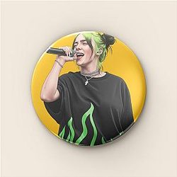 Billie Eilish - Bad Guy Global Hit Song Billie Eilish Pins