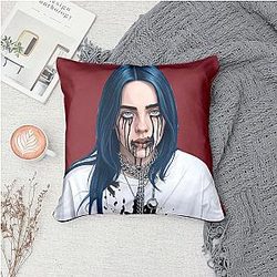 Billie Eilish LA 2101 - Multiple Grammy and Oscar award winner Billie Eilish Pillows