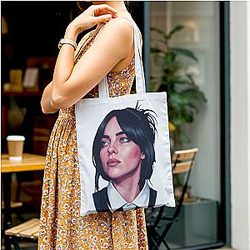 Billie Eilish LA 2101 - Known for whispery and ethereal vocals Billie Eilish Bags