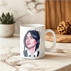 Billie Eilish LA 2101 - Known for whispery and ethereal vocals Billie Eilish Mugs