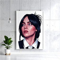Billie Eilish LA 2101 - Known for whispery and ethereal vocals Billie Eilish Posters