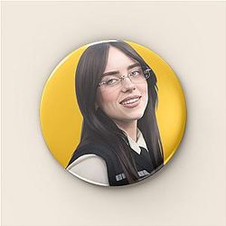 Billie Eilish LA 2101 - Global icon for Gen Z music culture Billie Eilish Pins