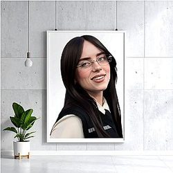 Billie Eilish LA 2101 - Global icon for Gen Z music culture Billie Eilish Posters