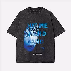 American Trendy DTNK0705 Washed Billie Eilish T-Shirts