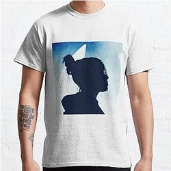 Black Awesome Silhouette Billie Classic T-Shirt RB1210