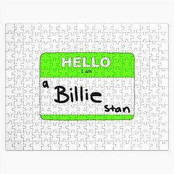 hello I am a billie stan   Jigsaw Puzzle RB1210