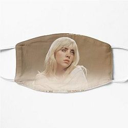 Billieeilishs Best Singer || 0002 Poster Flat Mask RB1210
