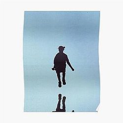 Black Awesome Silhouette Billie Poster RB1210