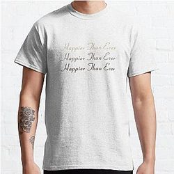 Happier Than Ever- Billie Eilish Classic T-Shirt RB1210