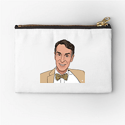 Bill Nye Bow Tie Icon Bill Nye Zipper Pouches