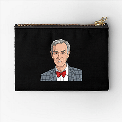 Bill Nye Changing The World Bill Nye Zipper Pouches