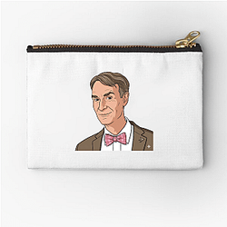Bill Nye Lab Coat Hero Bill Nye Zipper Pouches