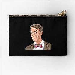 Bill Nye Lab Coat Hero Bill Nye Zipper Pouches