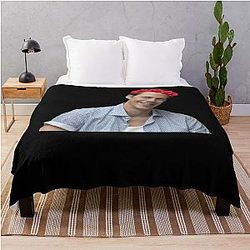 People Call Me Bill Skarsgard Floral Crown Gift For Movie Fans Throw Blanket