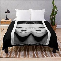 Mens Bill Skarsgard Gifts for Music Fan Throw Blanket