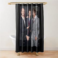 Gift for Men Bill Skarsgard and His Brothers Shower Curtain