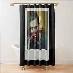 Day Gift For Celebrity Bill Skarsgard Movie Fan Shower Curtain