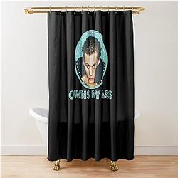 Mens Favorite Bill Skarsgard Owns My Ass Gifts For Movie Fan Shower Curtain