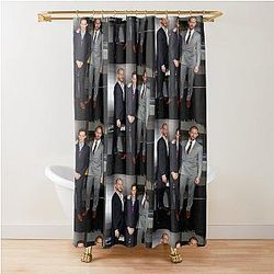Bill Skarsgard and His Brothers Alexander Gustaf Shower Curtain