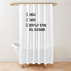 Mentally dating Bill Skarsgard Shower Curtain