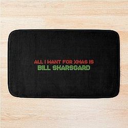 All I Want for Christmas is Bill Skarsgard Bath Mat