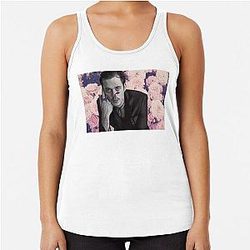 Bill Skarsgard Flower Prince Series Racerback Tank Top
