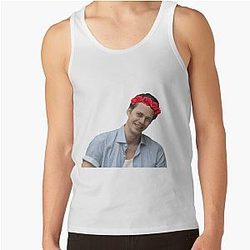 Bill Skarsgard Flower Crown Tank