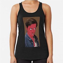 Funny Gift For Bill Skarsgard Racerback Tank Top