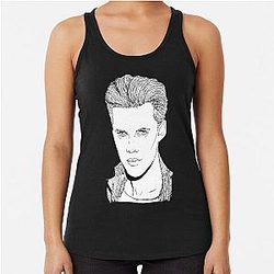 Gifts for Men Bill Skarsgard Racerback Tank Top
