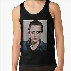 Small Gift Tank Top Bill Skarsgard Black Beanie