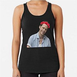 People Call Me Bill Skarsgard Flower Crown Gift for Movie Fans Racerback Tank Top