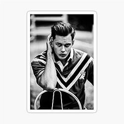Bill Skarsgard Black Sticker
