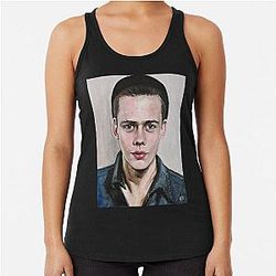 Gifts For Men Bill Skarsgard Black Beanie Gift Racerback Tank Top