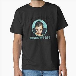 Mens My Favorite Bill Skarsgard Owns My Ass Gifts For Movie Fan Classic T Shirt