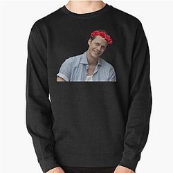 People Call me Bill Skarsgard Wflower Crown Gift for Movie Fans Pullover Sweatshirt