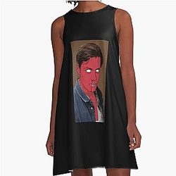 Day Gift For Bill Skarsgard A-Line Dress