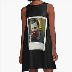 Day Gift for Celebrity Bill Skarsgard A-Line Dress