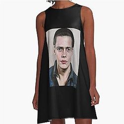 Gifts for Men Bill Skarsgard Beanie Gift A-Line Dress
