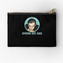 Mens Favorite Bill Skarsgard Owns My Ass Gifts For Movie Fan Zipper Pouch