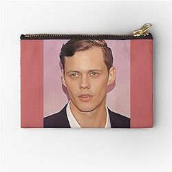 Bill Skarsgård Portrait Zipper Pouch