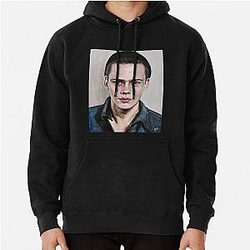 Small Gifts Bill Skarsgard Black Beanie Idol Pullover Hoodie