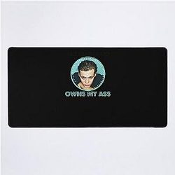 Mens Bill Skarsgard Owns My Ass Gifts For Movie Fan Desk Mat