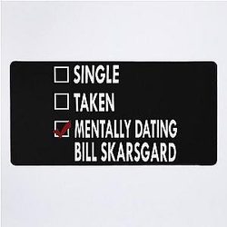 Dating Bill Skarsgard Desk Mat