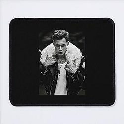 Bill Skarsgard Black and White Mouse Pad