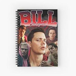 Bill Skarsgard Retro Spiral Notebook