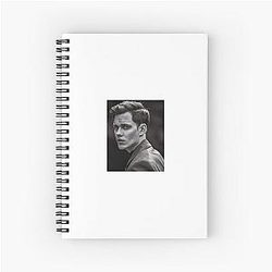 Bill Skarsgård Spiral Notebook