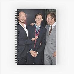 Bill Skarsgård and His Brothers Spiral Notebook