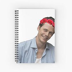 Bill Skarsgard The Crown Spiral Notebook