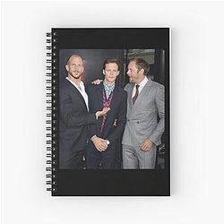 Gift For Men Bill Skarsgard and His Brothers Gifts For Fan Spiral Notebook