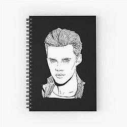 Gifts for Men Bill Skarsgard Music Fans Spiral Notebook